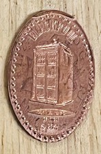 Dr Who Pressed Penny from Retired Machine