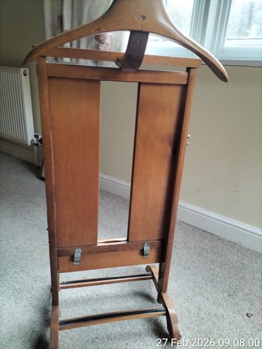 Manual wooden trouser press - manual,