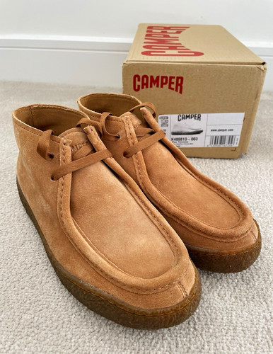 Camper peu brown suede - suede, chukka