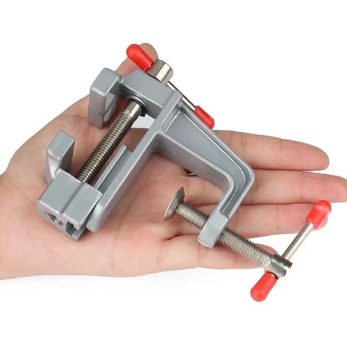 Mini bench vice clamp - clamp, 3.5"