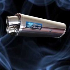 Suzuki GSX1400 2005-2009 Exhaust Silencer Muffler - Twin Port - Stainless Steel 