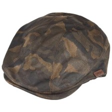 Wax Flat Cap Camouflage Water