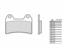 Front brake pads - , 660