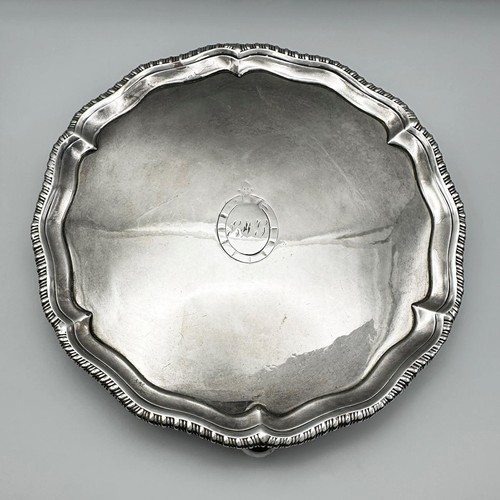 George iii waiter tray old - george,