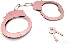 Rose Gold Metal Handcuffs with
