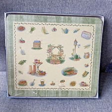 CLOSING DOWN SALE! BNIB AYNSLEY EDWARDIAN KITCHEN GARDEN 6 FOOD PLACEMATS