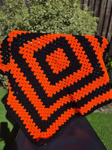 Handmade crochet blanket - handmade,