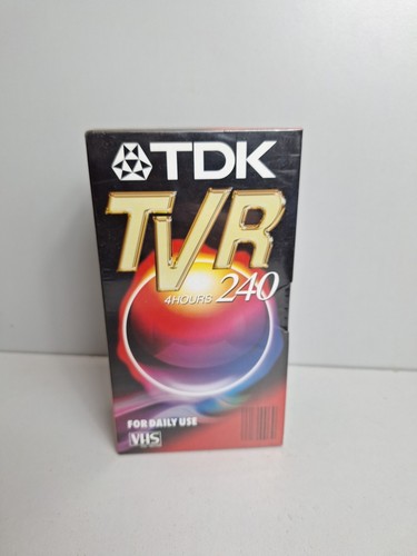 Tdk 240 4 hour vhs - tdk,