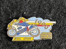 1990 ROTHMANS HONDA MOTORCYCLE GOLD BOWL ENAMEL PIN PINS