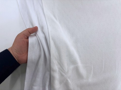 Pointelle stretch cotton - pointelle,
