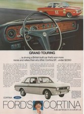 Print Ad 1969 Ford Cortina GT