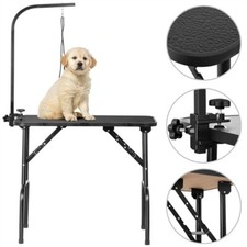 153cm Pet Grooming Table Height Adjustable Dog Grooming Table w/  Loop Noose