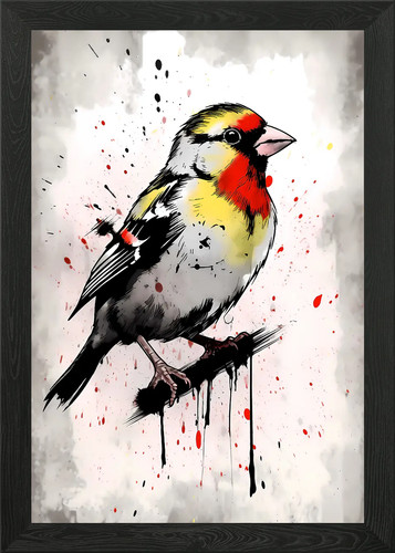 Border canary painting - canary,
