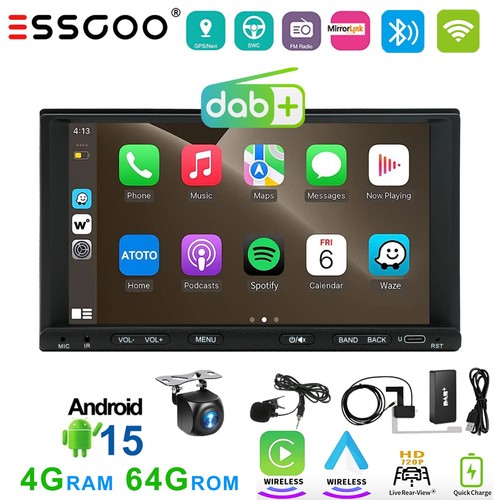 Dab mic cam double - din, car