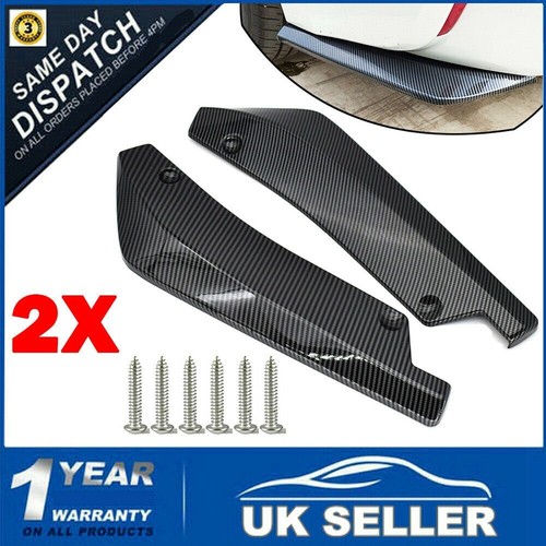 2pcs carbon fiber rear - 2pcs,