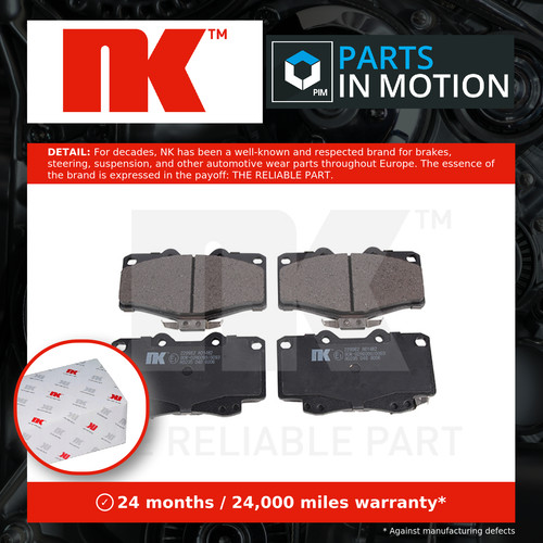 Brake pads set fits toyota - fits,