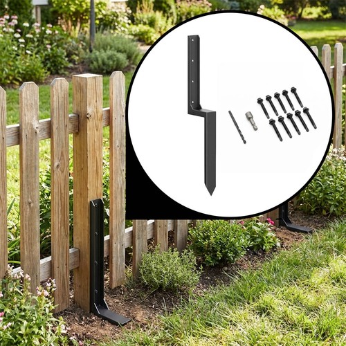 Metal fence post - post, support
