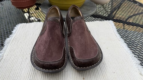 Alegria brown suede - alegria,