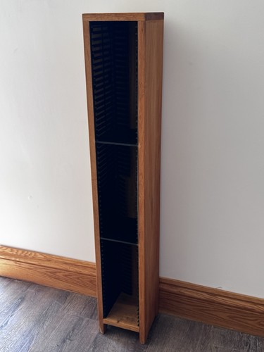 Solid oak rotating dvd - rotating,