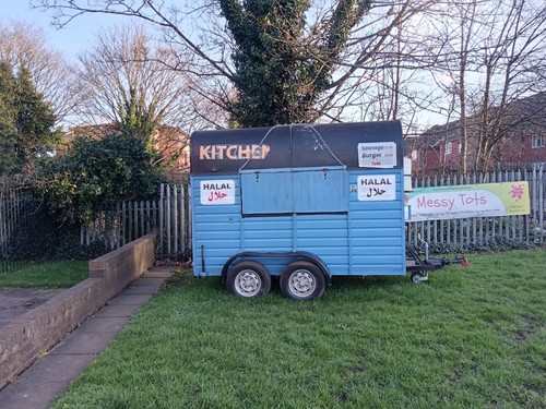 Food trailer catering - food,