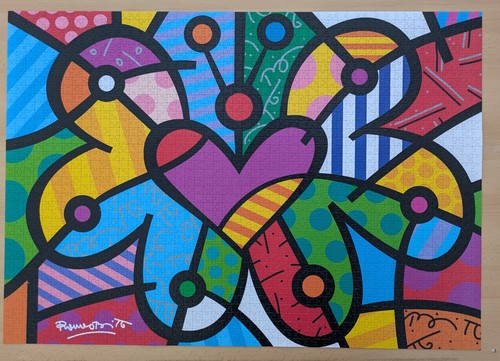 Bluebird romero britto heart - bluebird,