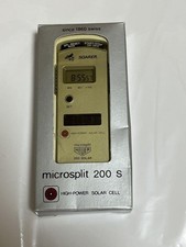 Heuer Solar Stopwatch 200 Micro Spirit Used with Calendar & Dual Power From Japa