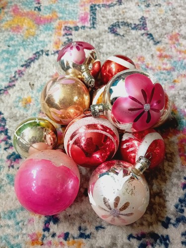 Vintage hand painted glass - vintage,