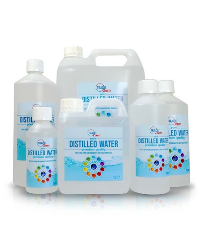 Distilled water pure - water, steam
