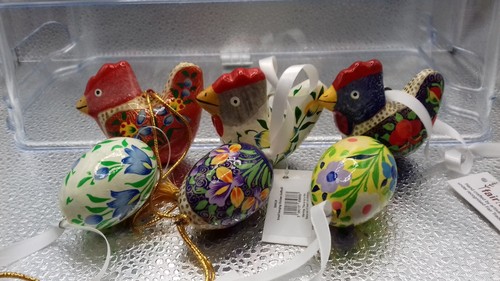 Papier mache tree decorations - mache,