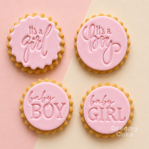 Baby boy girl cookie cutter - baby, &