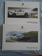 Porsche Boxster brochure set Nov 2011 UK market hardbacked + Exclusive