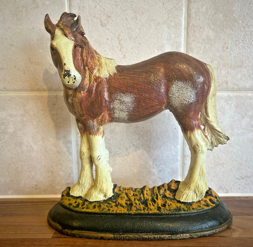 Cast iron shire - shire, horse