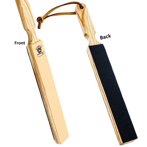 Double sided leather strop - leather,