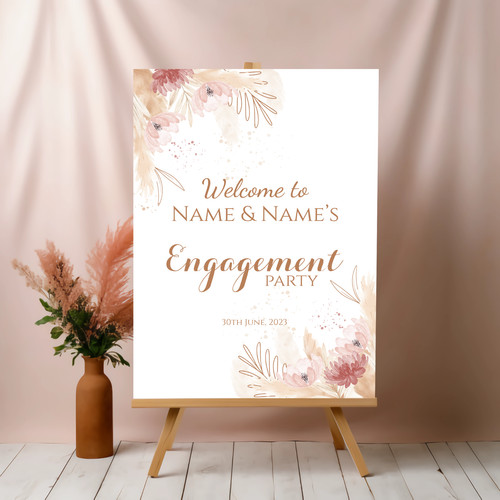 Engagement sign board welcome - engagement,
