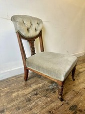 Antique Victorian Button Back