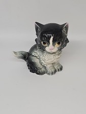RARE Vintage GOEBEL Adorable Porcelain CAT Figurine made in W. Germany