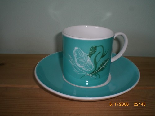 Susie cooper turquoise coffee - cooper,