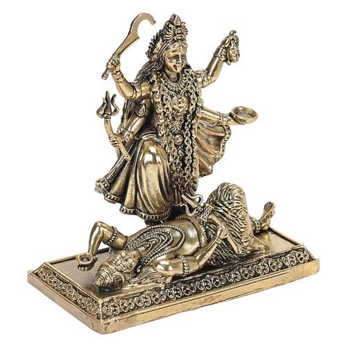 Brass kali maa murti - kali, goddess