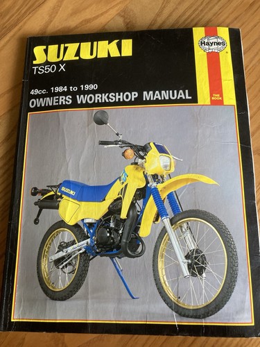Suzuki ts50x haynes workshop - suzuki,