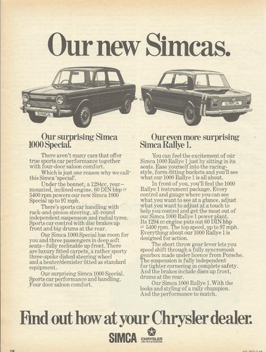 Simca 1000 special rallye 1 - simca,