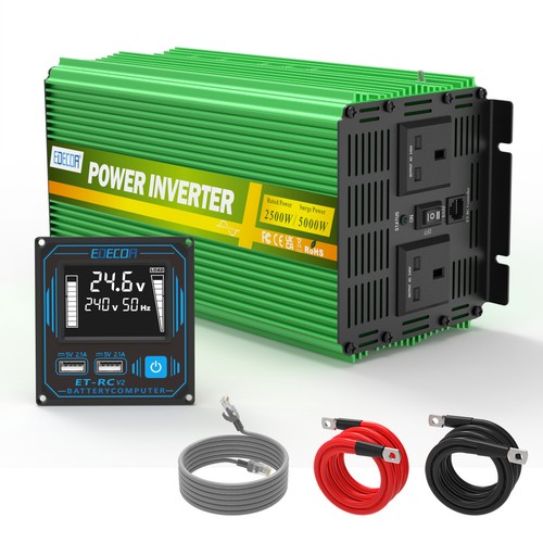 Edecoa power inverter pure - power,