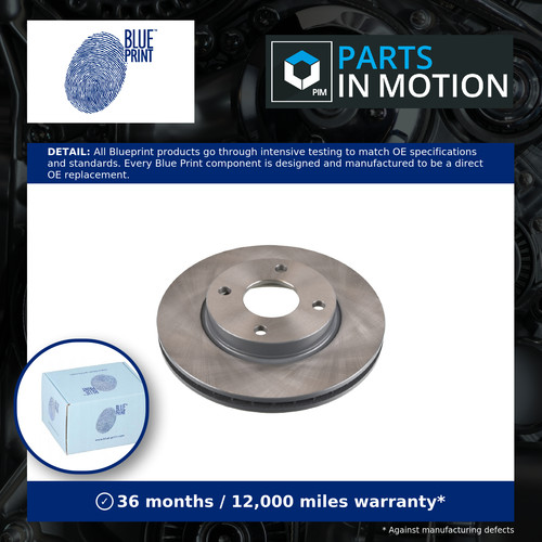 Brake discs pair vented - 2x,