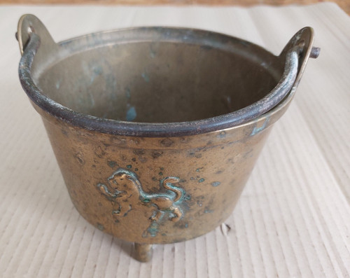 Antique bronze footed - antique, 3