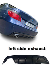 BMW E60 E61 REAR BUMPER Diffuser Lip splitter LIP Spoiler 1 exhaust LEFT msport