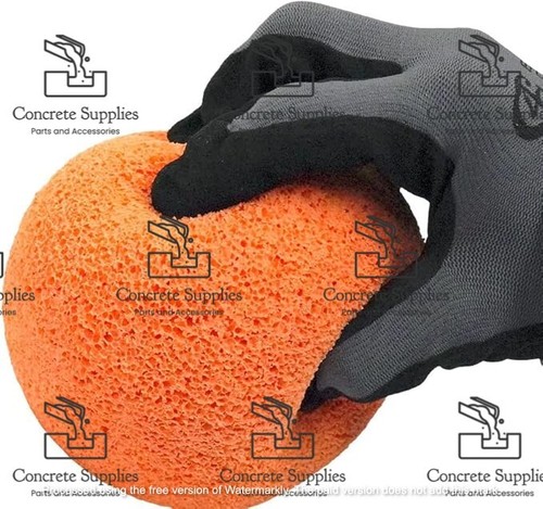 Concrete pump clean out ball - out,