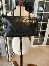 MULBERRY black Congo leather