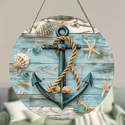 Nautical anchor seashell - anchor,