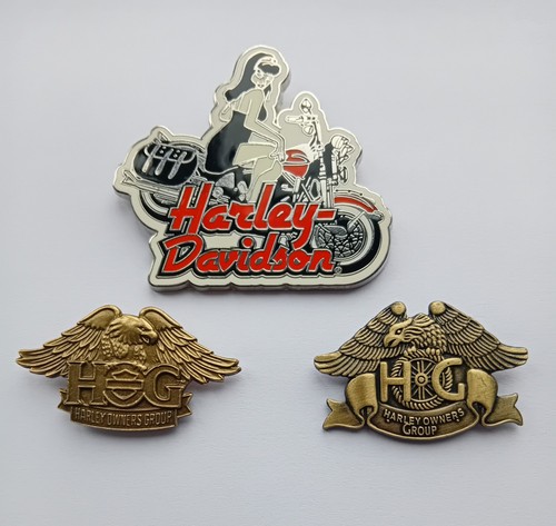 Harley davidson motorcycle pin - davidson,