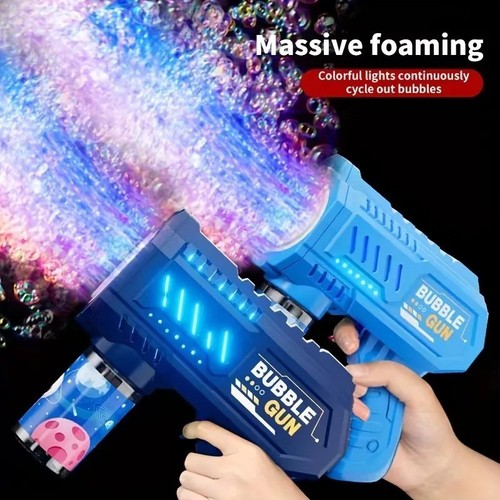 Automatic bubble gun - automatic, rocket