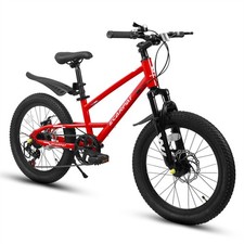 20 inch Mountain Kids Bike 7-Speed Front Suspension for Boys & Girls Ages 6-12